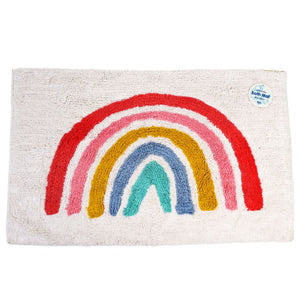 Rex London / Tufted Cotton Bathmat - Rainbow