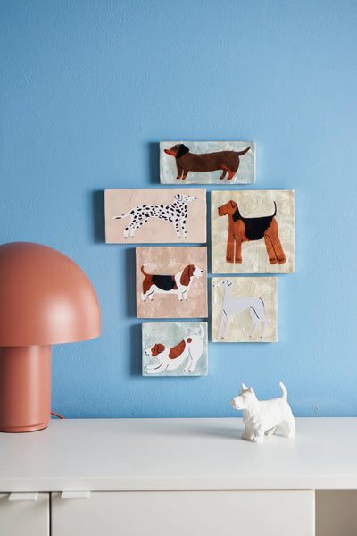 Jones & Co / Pup Tile - Airedale