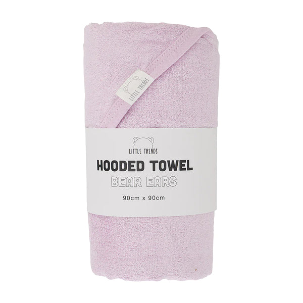 Annabel Trends / Little Trends Bear Ears Hooded Towel - Lilac