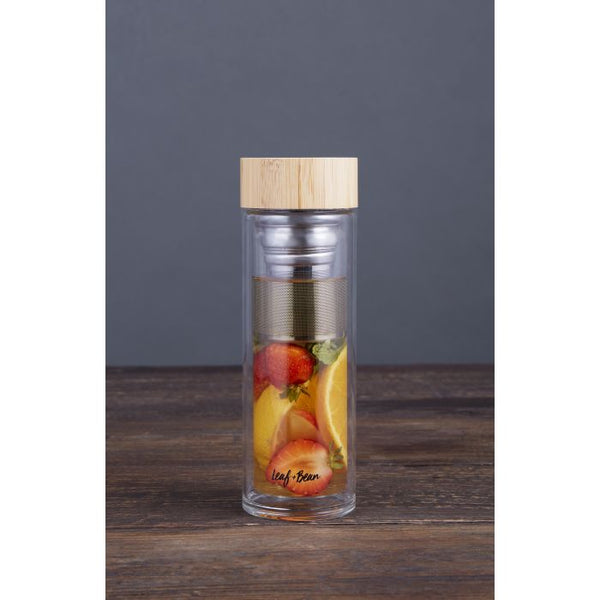 Leaf & Bean / Double Wall Glass Tea Infuser (450ml)