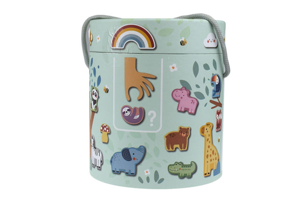 Tooky Toy / My Forest Friends Animal Touch & Match Mystery Bucket