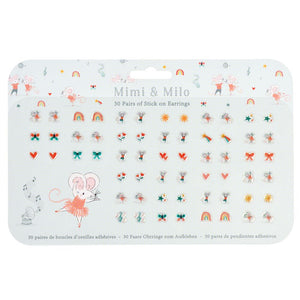 Rex London / Stick On Earrings (30 Pairs) - Mimi & Milo