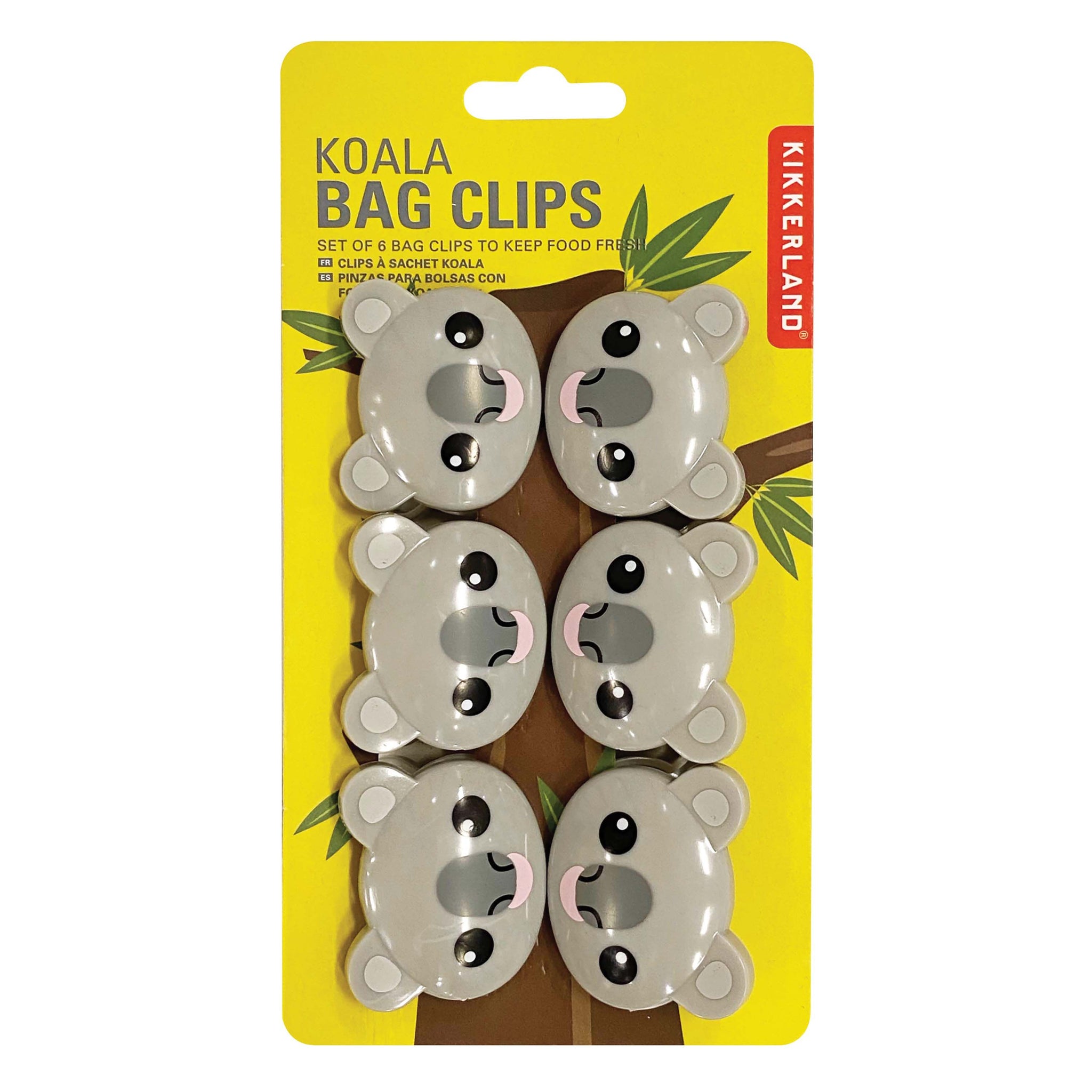 Kikkerland / Koala Bag Clips (Set 6)