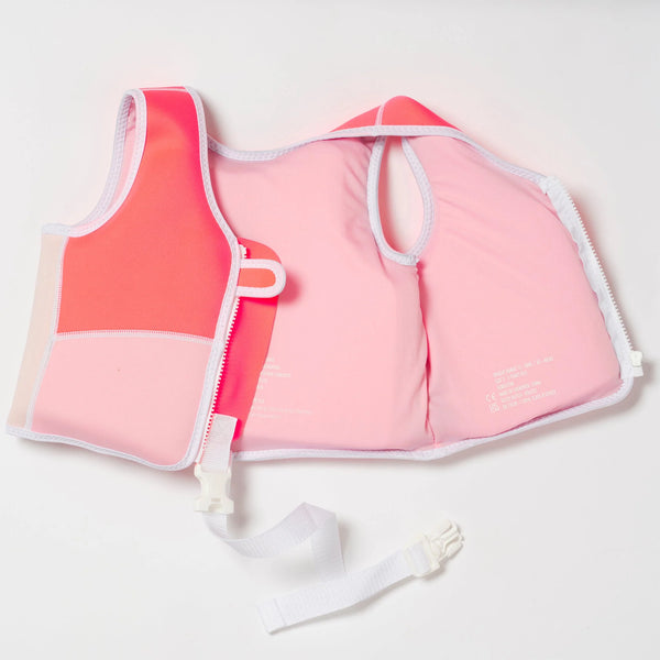 Sunnylife / Swim Vest (2-3yrs) - Melody the Mermaid Neon Strawberry