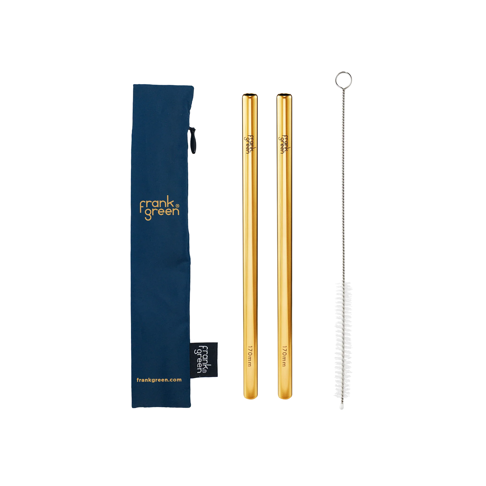 Frank Green / Straw Pack & Brush Set - Deep Ocean