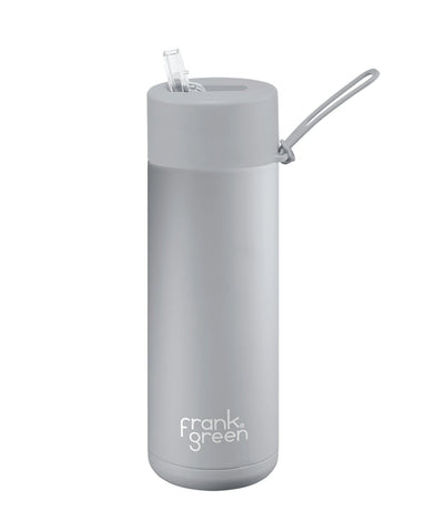 Frank Green / Stainless Steel Ceramic Reusable Bottle w/ Straw Lid (20oz) - Harbor Mist