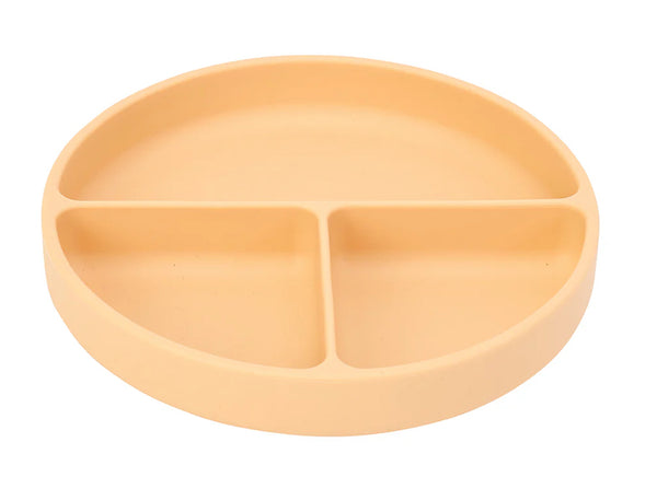 Annabel Trends / Silicone Suction Divided Plate - Caramel