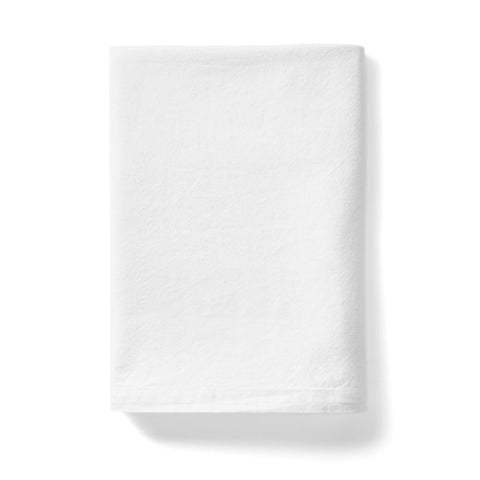 Amalfi / Sorrento Liveable Linen Tablecloth - White