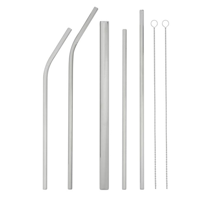 Davis & Waddell / Rio Stainless Steel Straws (Set 7)