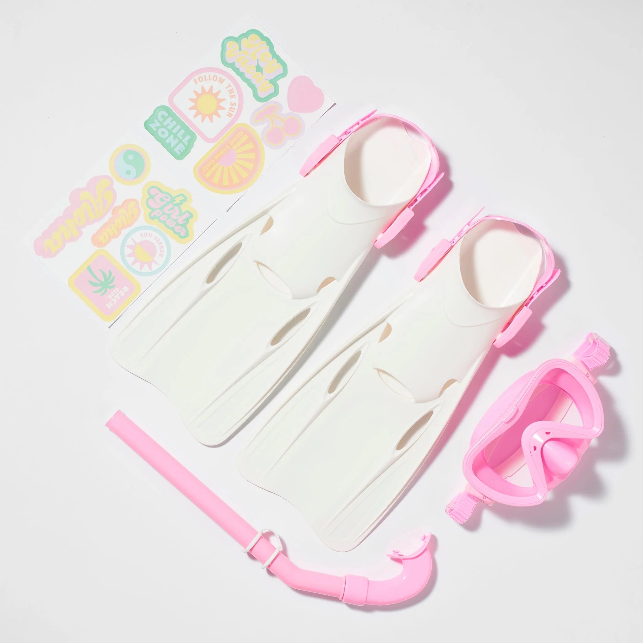 Sunnylife / Kids Snorkel Set (Medium) - Summer Sherbet Pink