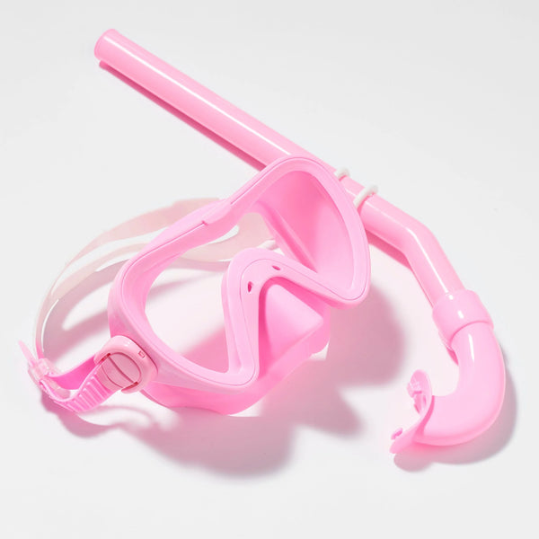 Sunnylife / Kids Snorkel Set (Medium) - Summer Sherbet Pink