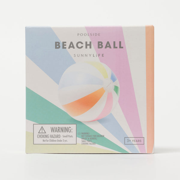 Sunnylife / Poolside Inflatable Beach Ball - Pastel Gelato