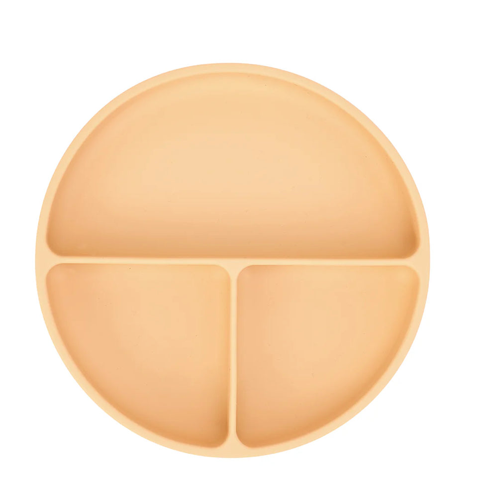 Annabel Trends / Silicone Suction Divided Plate - Caramel