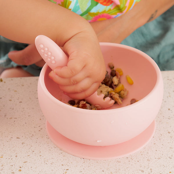 Annabel Trends / Silicone Suction Bowl - Blush Pink