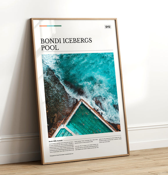 Australia Unseen / Editorial Poster - Bondi Icebergs Pool