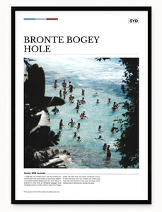 Australia Unseen / Editorial Poster - Bronte Bogey Hole