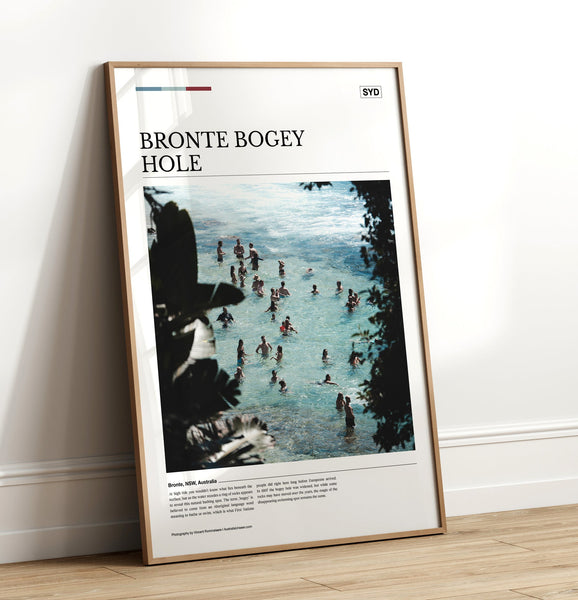 Australia Unseen / Editorial Poster - Bronte Bogey Hole