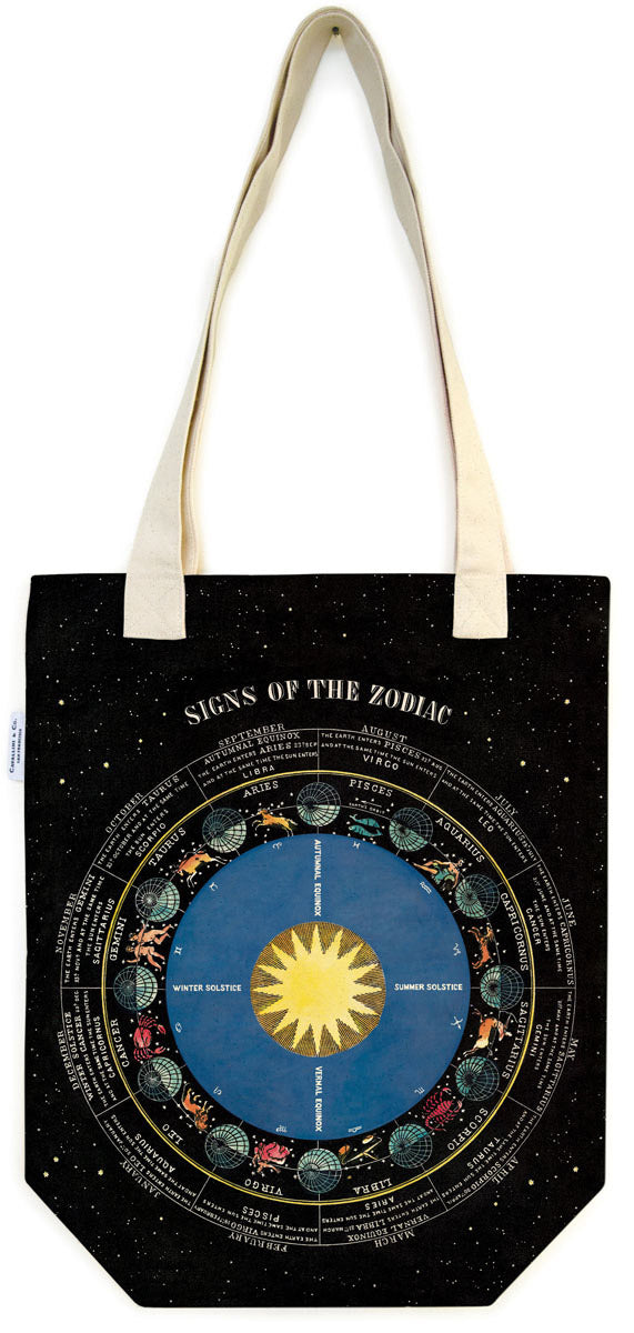 Cavallini & Co. / Vintage Tote Bag - Signs Of The Zodiac