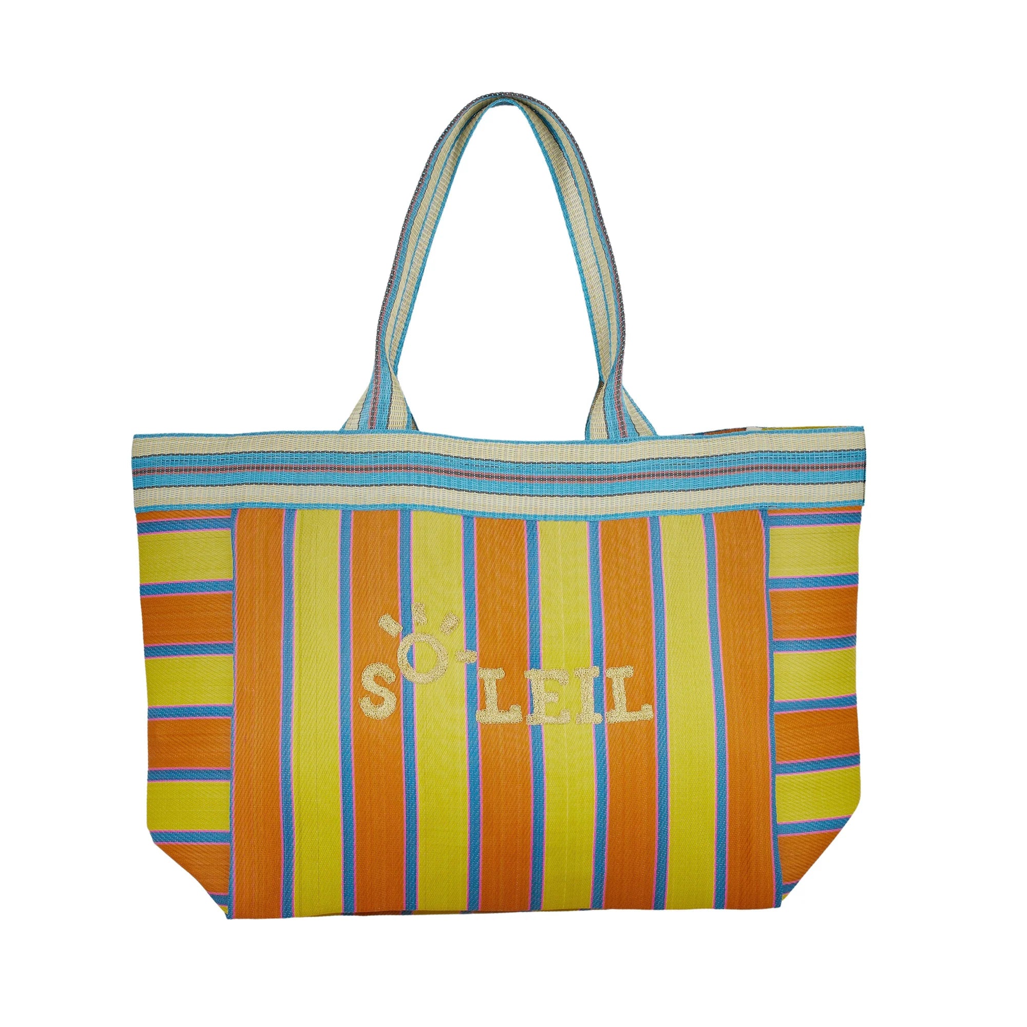 Coast to Coast / Recycled Beach Tote - Soleil