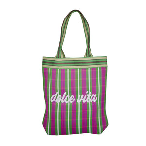 Coast to Coast / Recycled Beach Tote - Dolce Vita