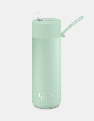 Frank Green / Stainless Steel Ceramic Reusable Bottle w/ Straw Lid (20oz) - Mint Gelato