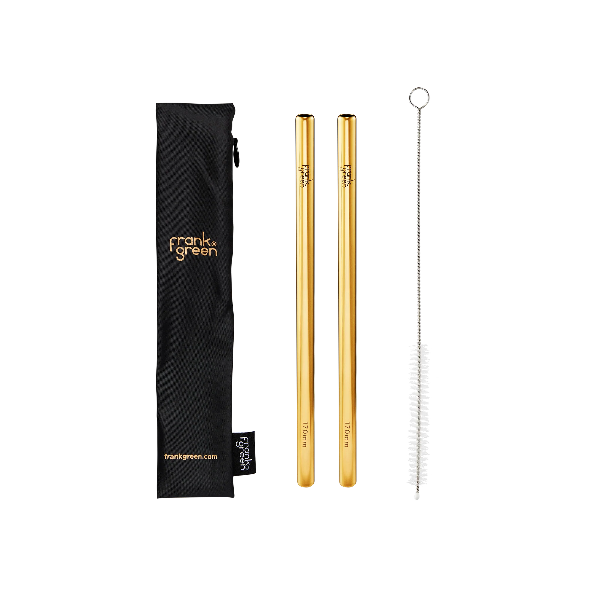 Frank Green / Straw Pack & Brush Set - Midnight