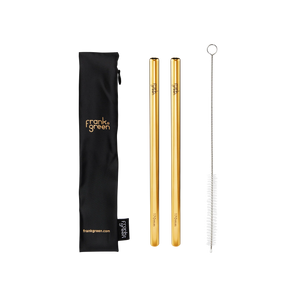 Frank Green / Straw Pack & Brush Set - Midnight