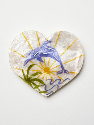 Jones & Co / Soleil Tile - Dolphin Heart