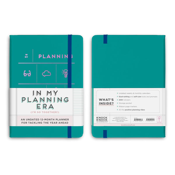 Knock Knock / Undated 12 Month Planner (Large) - In My Planning Era