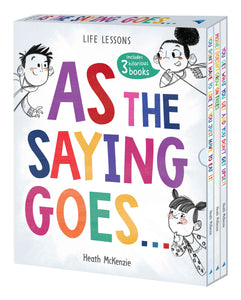 Life Lessons: As The Saying Goes Slipcase (Set 3) - Heath McKenzie