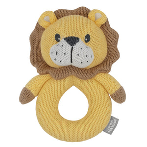 Living Textiles Co. / Knitted Rattle - Leo the Lion