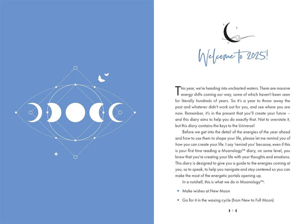 Moonology Diary 2025 - Yasmin Boland