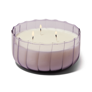 Paddywax / Ripple Glass Candle (Large) - Salted Iris