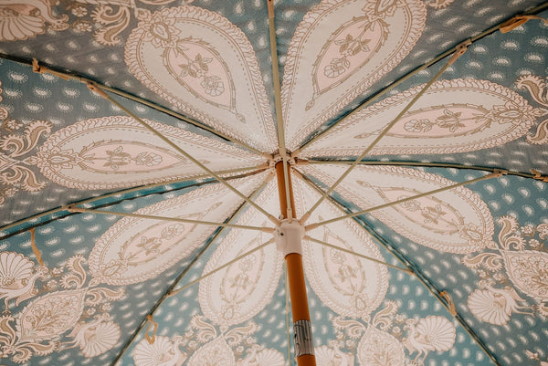 Salty Shadows / Aluminium Beach Umbrella - Lady