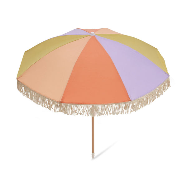 Salty Shadows / Aluminium Beach Umbrella - Peaches