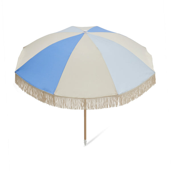 Salty Shadows / Aluminium Beach Umbrella - Seasalt