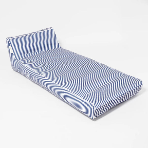 Sunnylife / Luxe Lie-On Lounger Float - Le Weekend Navy