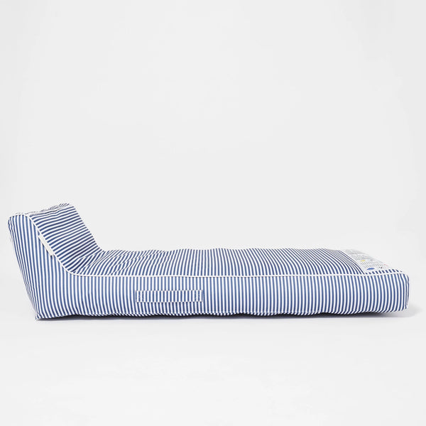 Sunnylife / Luxe Lie-On Lounger Float - Le Weekend Navy