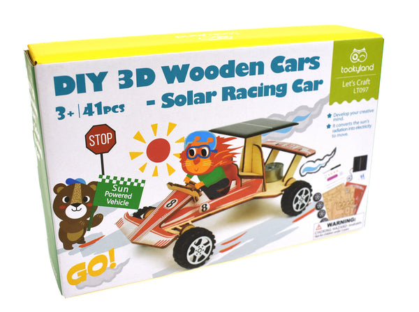 Tookyland / DIY 3D Wooden Cars (Solar Craft Kit) - Racing Car