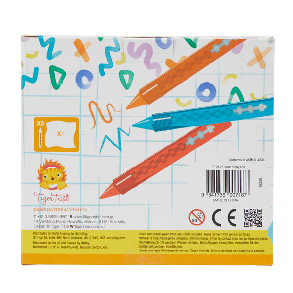 Tiger Tribe / Bath Crayons (Set 8)