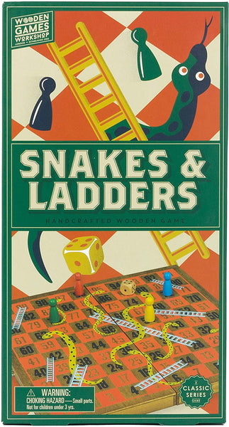 Wooden Games Workshop / Snakes & Ladders