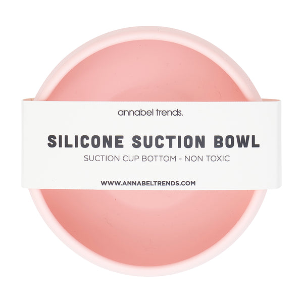 Annabel Trends / Silicone Suction Bowl - Blush Pink