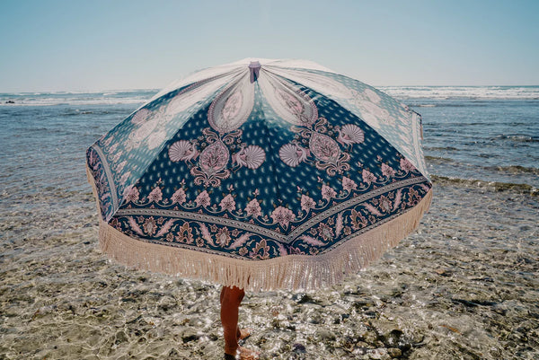 Salty Shadows / Aluminium Beach Umbrella - Lady