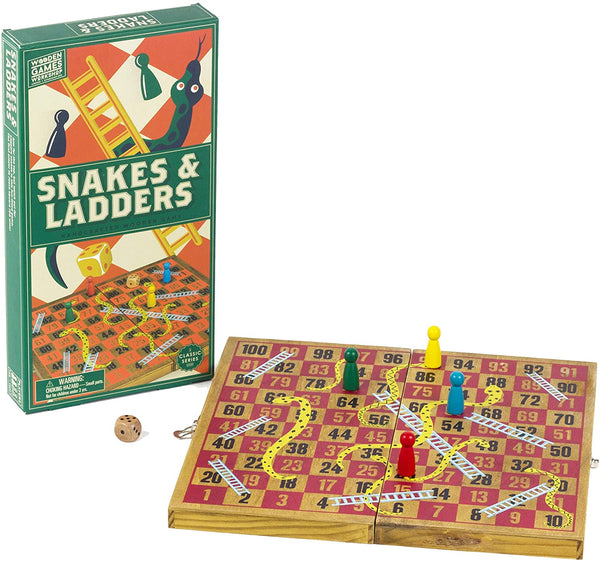 Wooden Games Workshop / Snakes & Ladders