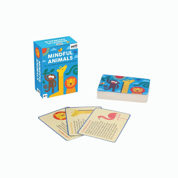 Petit Collage / 50 Calming Activity Cards - Mindful Animals